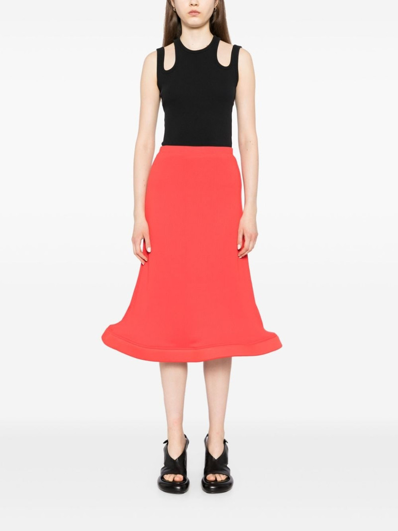 MELITTA BAUMEISTER circle-bottom midi skirt outlook