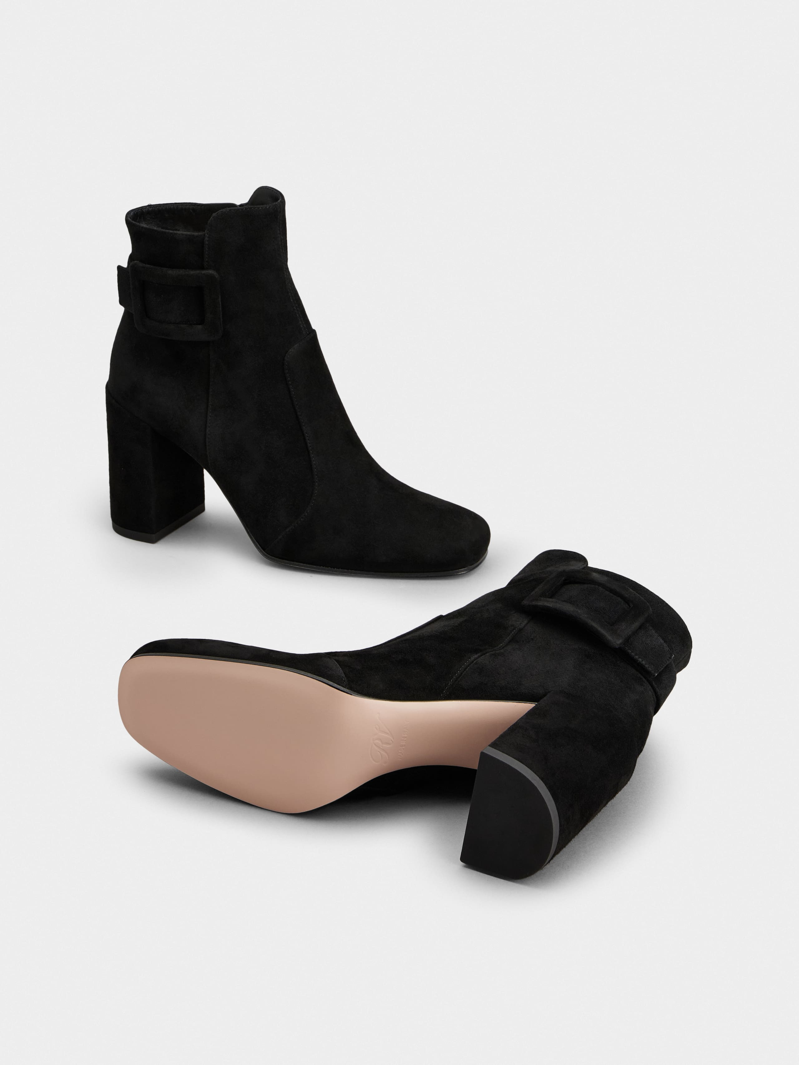 Booties in suede - 6