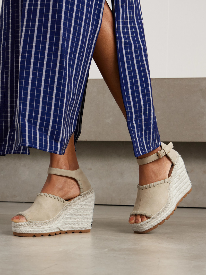 Stella McCartney Gaia Wedge Espadrilles outlook