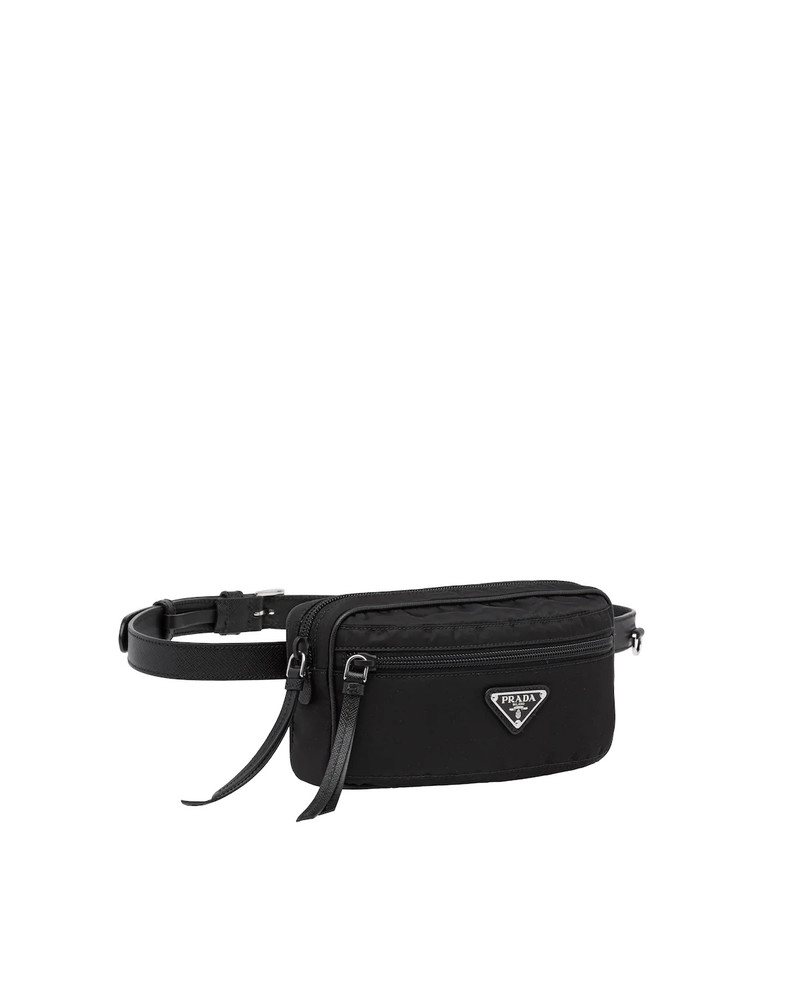 Fabric and leather belt bag 3