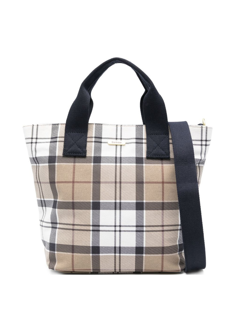 Maisy tartan tote bag 1