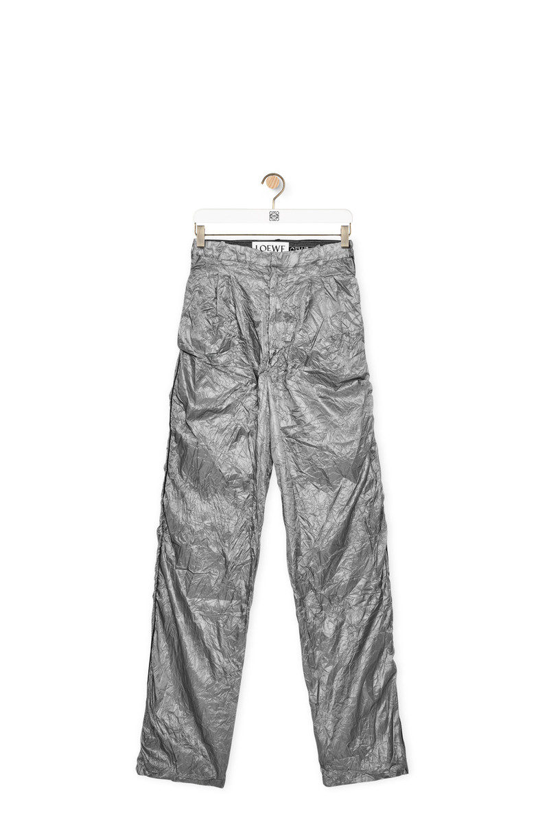 Crinkle trousers in polyester 1