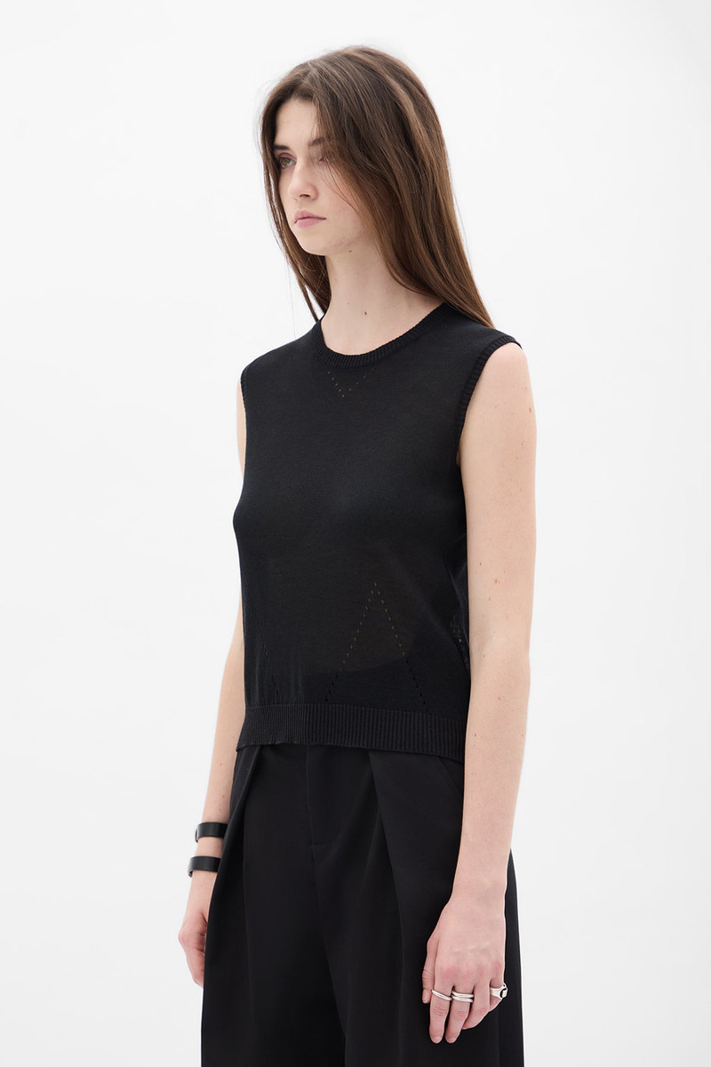 Ann Demeulemeester Roka Seamless Sleeveless Knit Top outlook