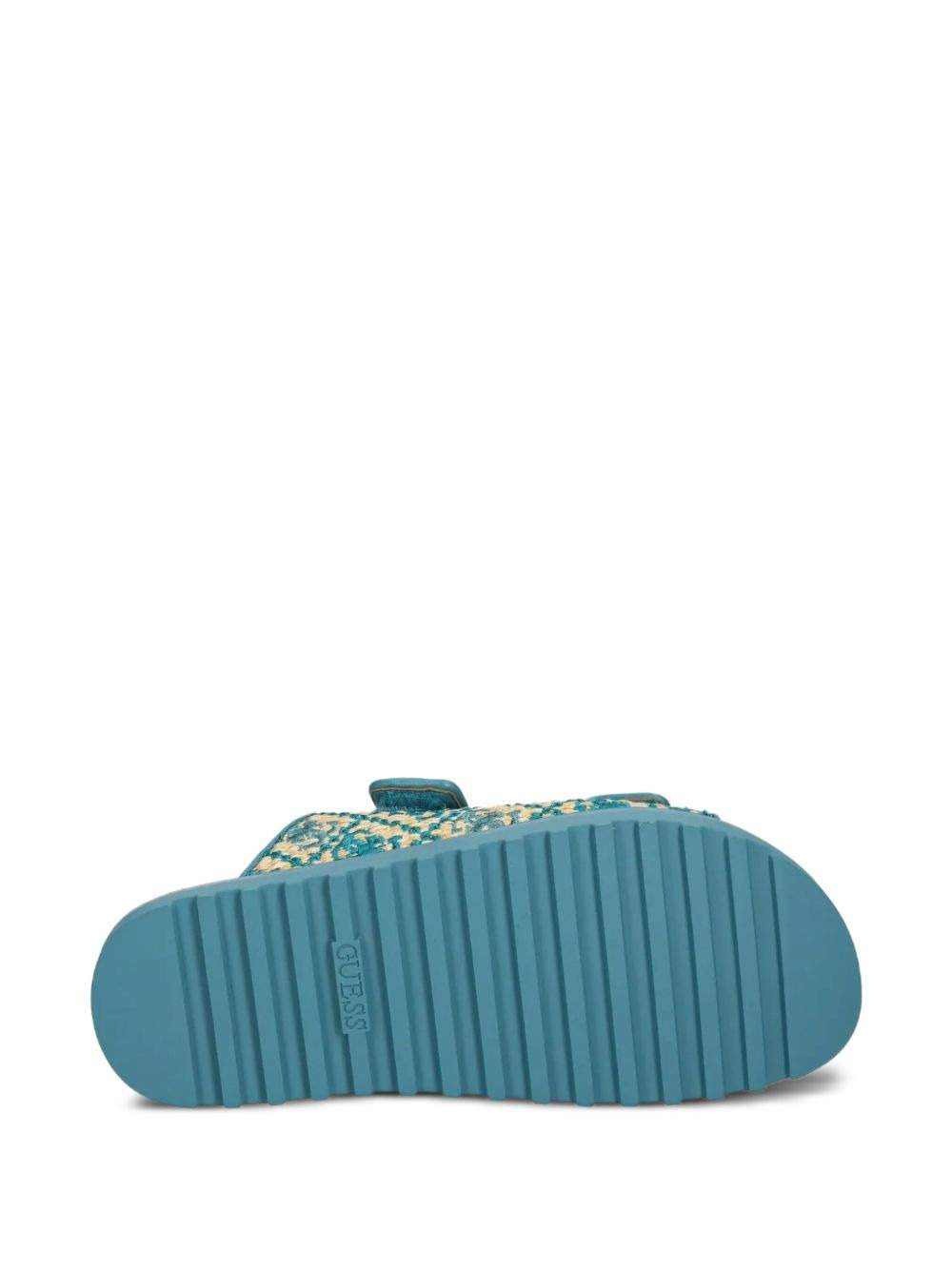 Fadeliza textured double-strap flat sandals - 5