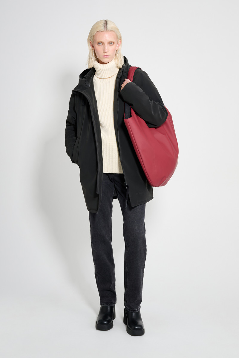 Stockholm Matte Winter Coat Black 1