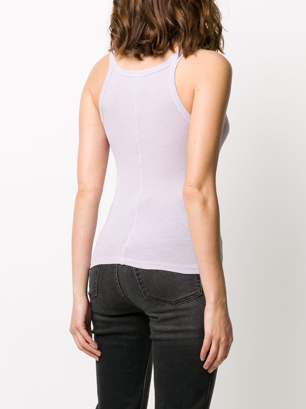 ribbed fitted vest - 4