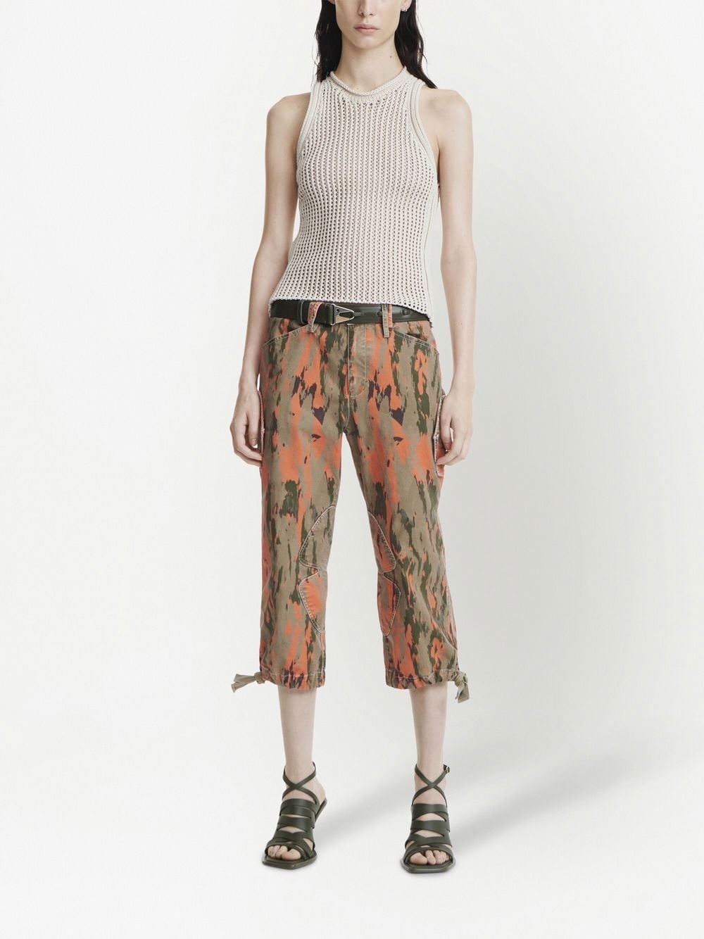 Grid Mesh tank top - 3