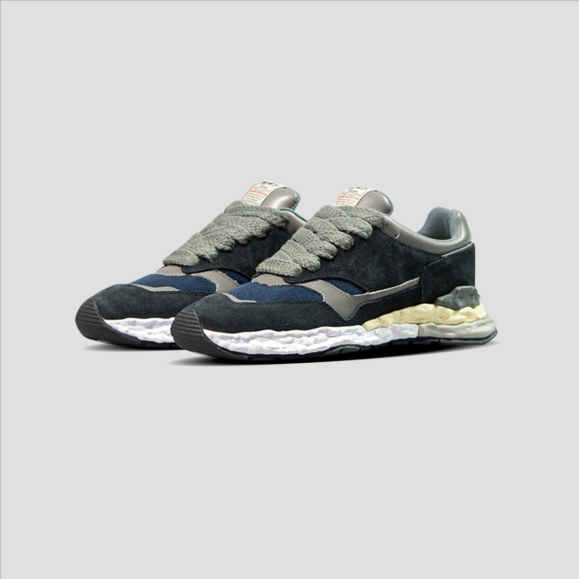 GEORGE OG SOLE LOW-TOP LEATHER SNEAKER - 2