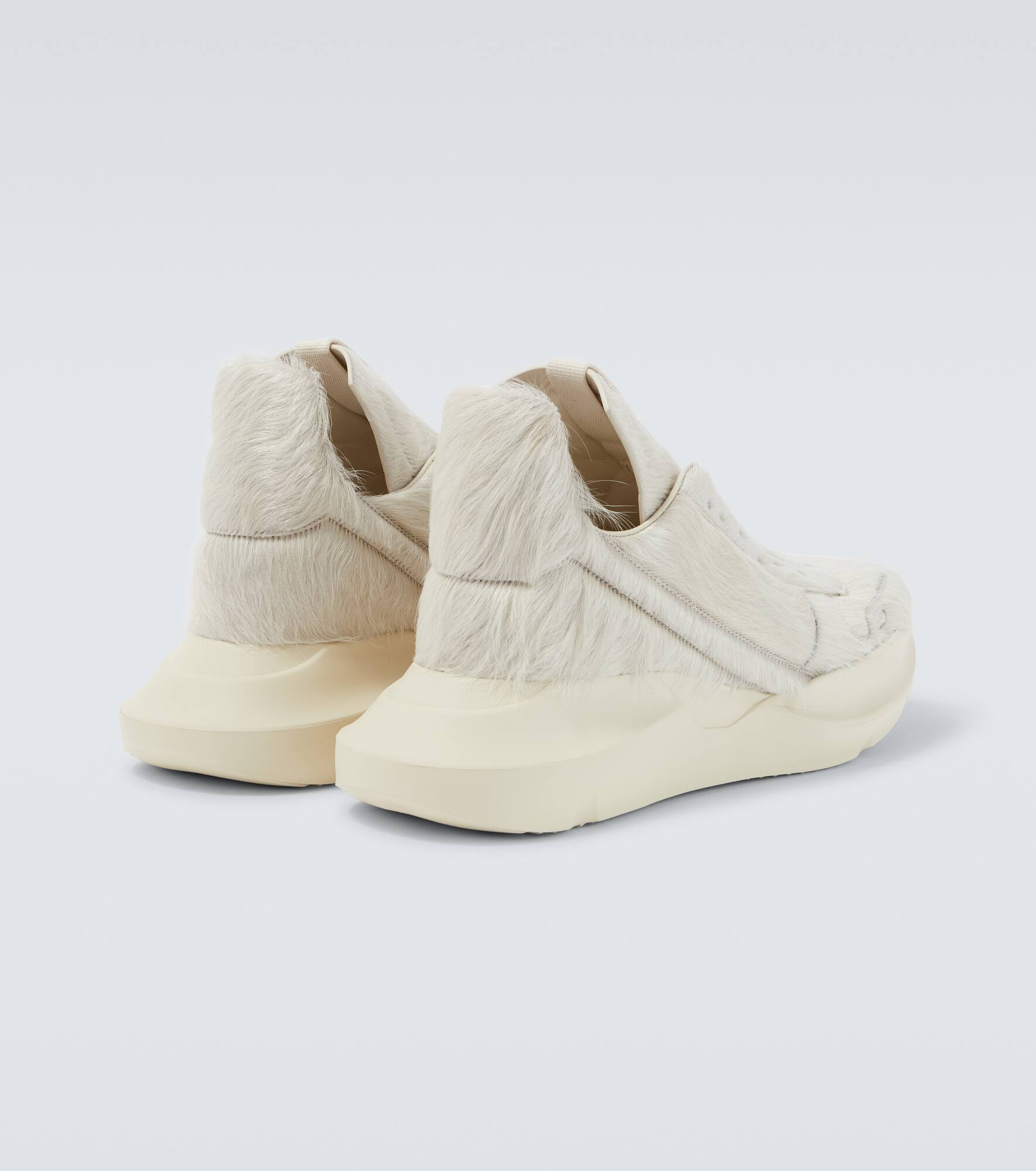 Calf hair sneakers - 6