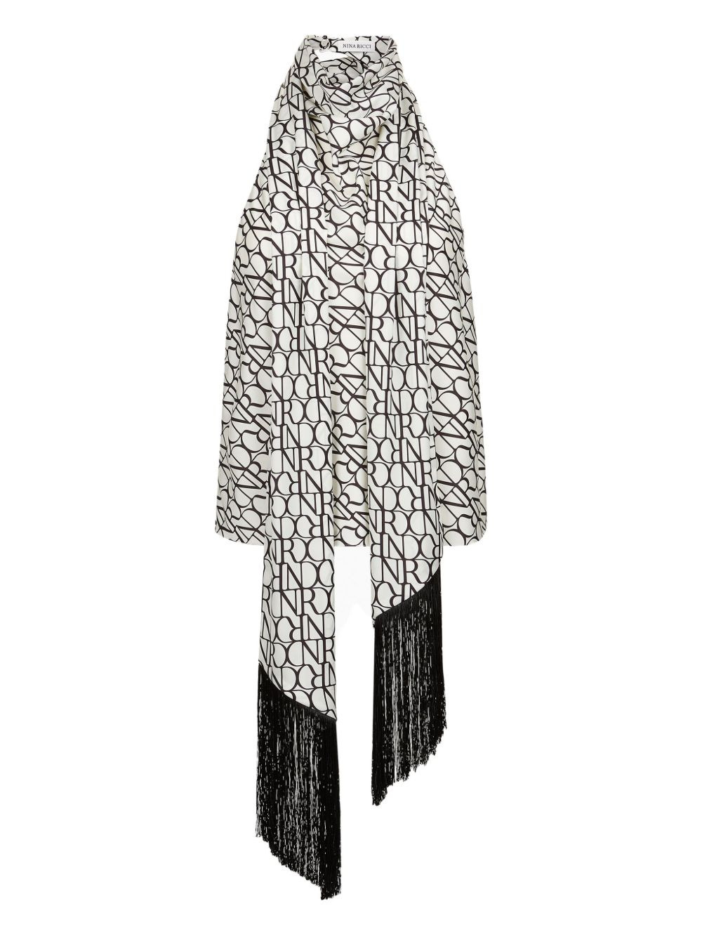 halterneck fringed top - 1