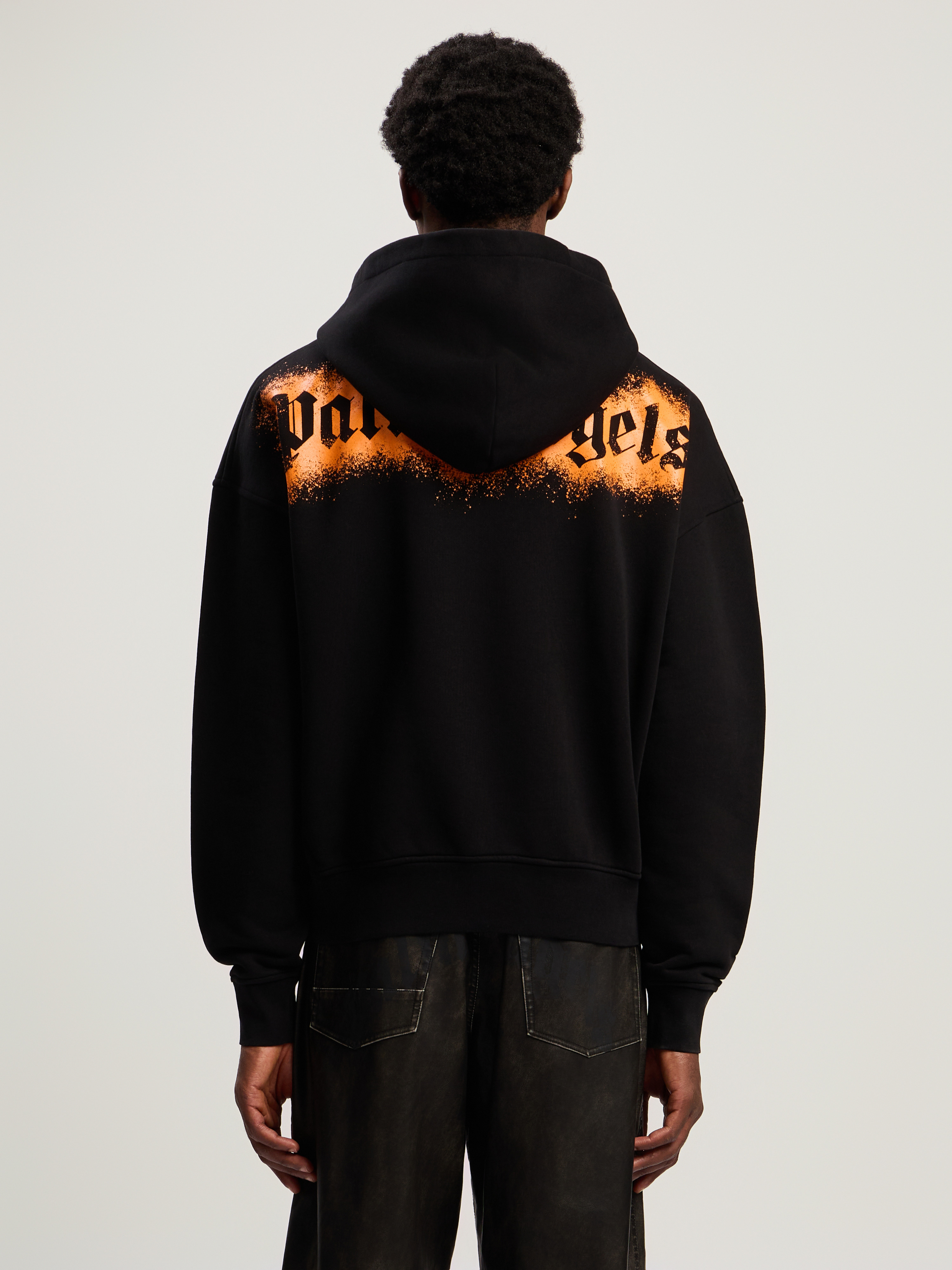 Spray Bear Loose Hoodie - 4