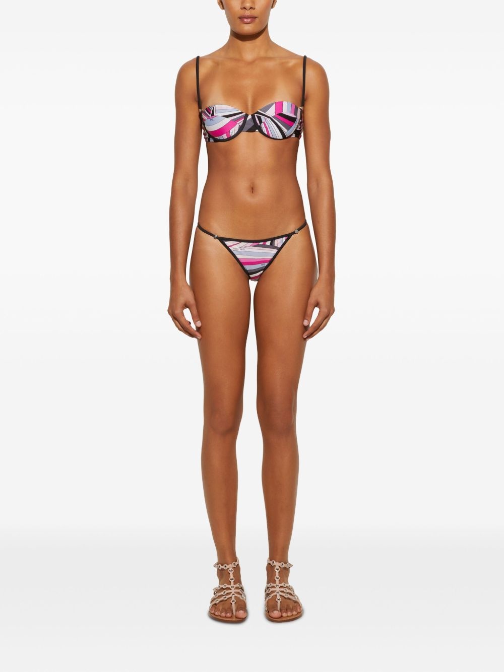 Iride-print bikini brief - 2