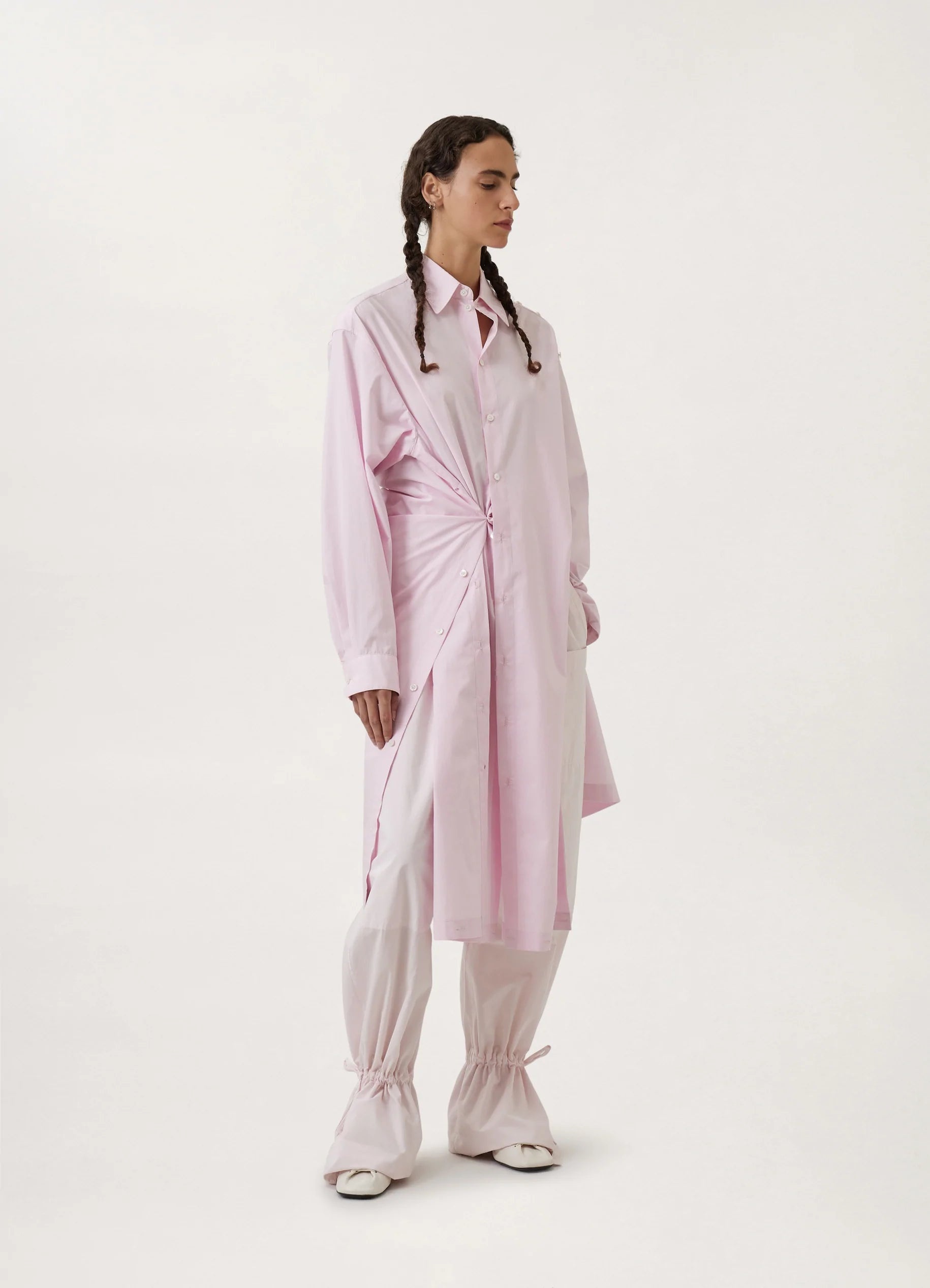PLAYFUL BUTTONED SHIRT DRESS
COTTON POPLIN - 6
