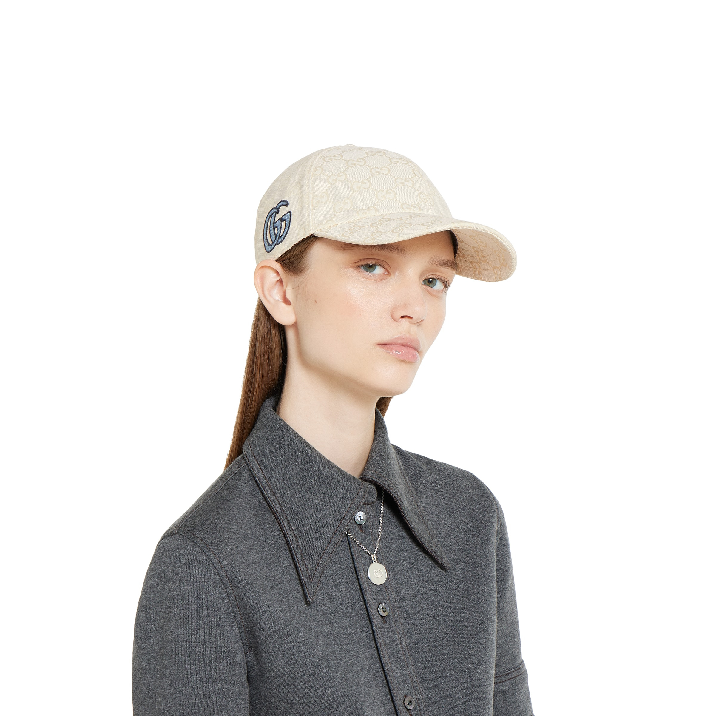 GG cotton canvas baseball hat - 3