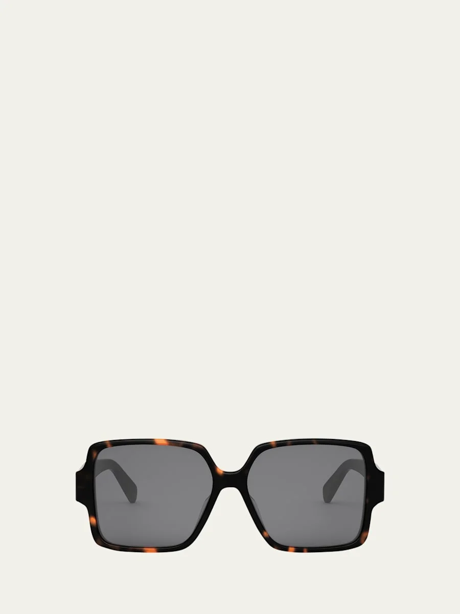 Triomphe Square Acetate Sunglasses - 1
