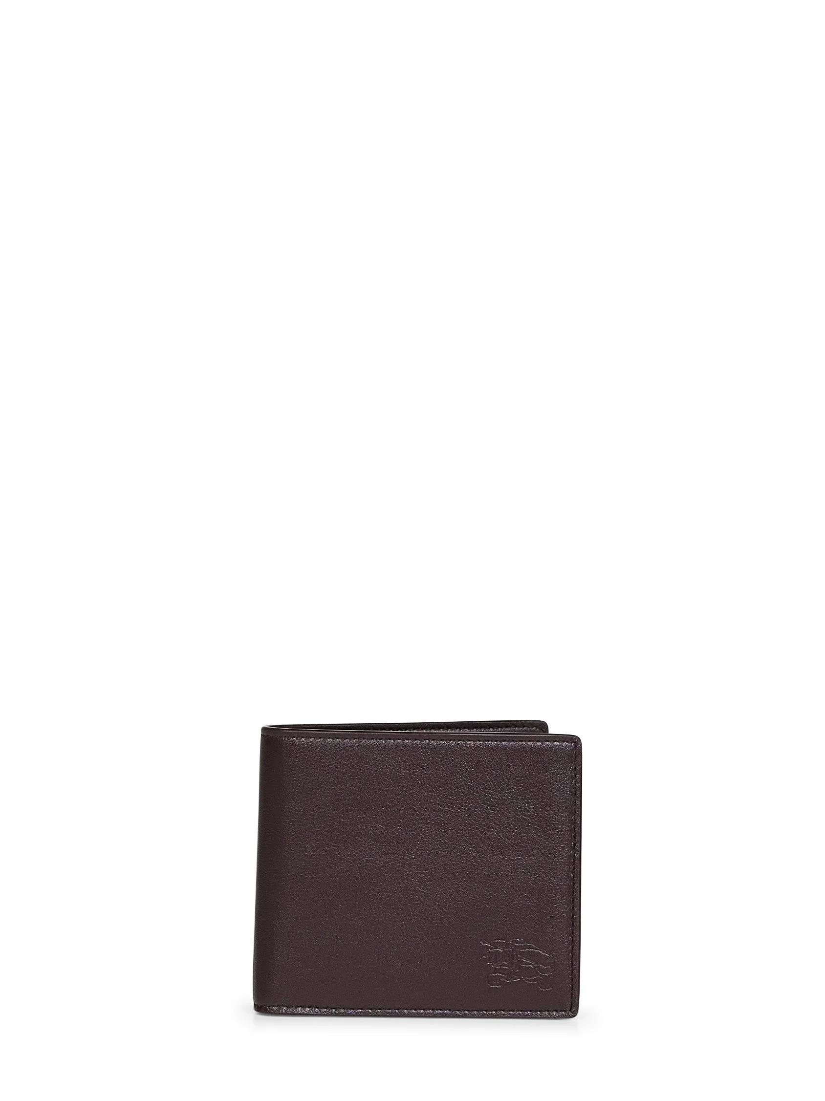 Brown Pop bi-fold wallet with Check pattern - 1