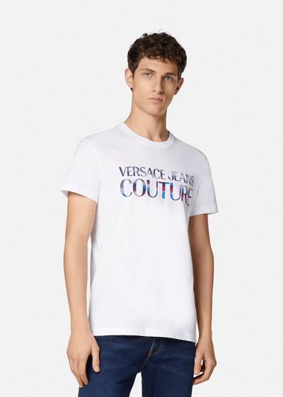 VERSACE JEANS COUTURE Colorful Logo T-Shirt outlook