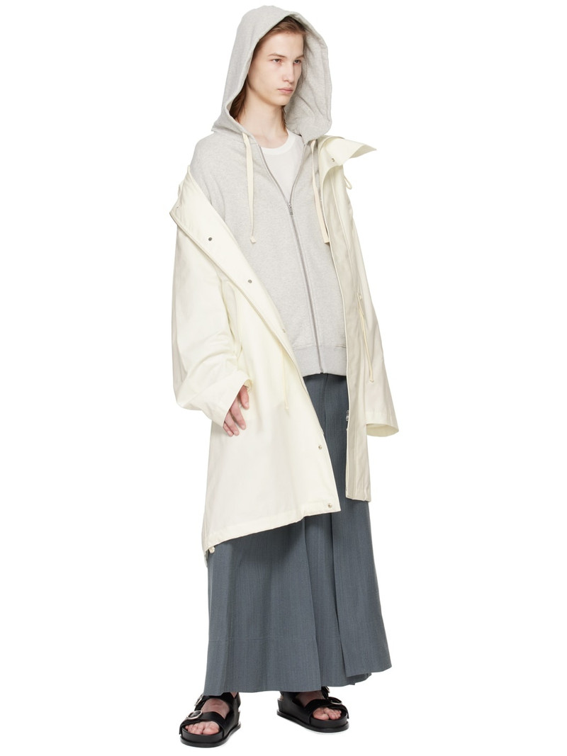 Jil Sander Off-White Drawstring Parka outlook