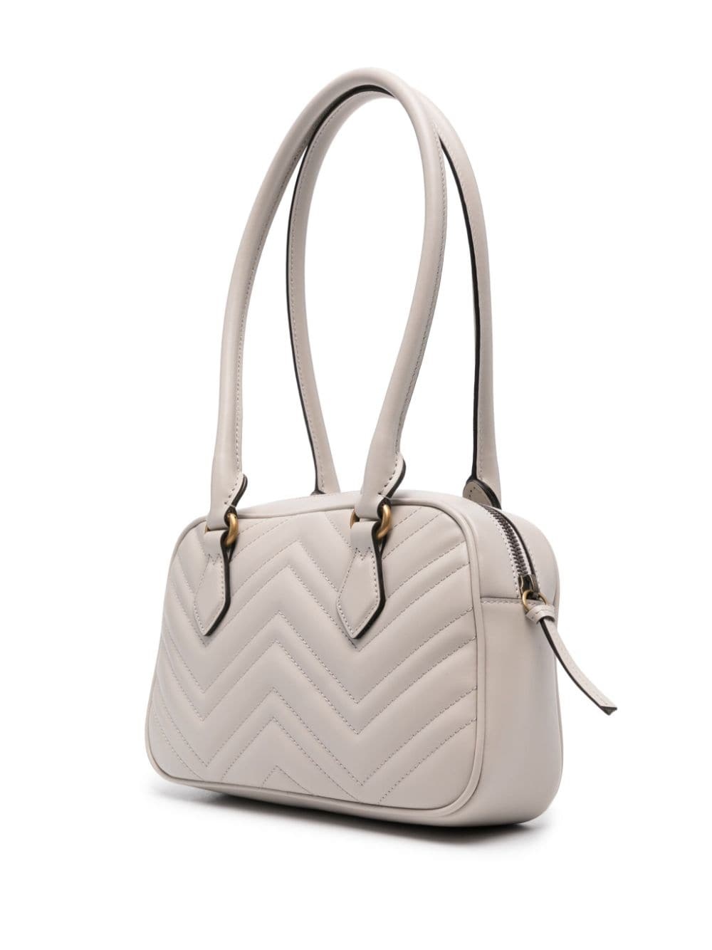 Gg marmont leather shoulder bag - 4