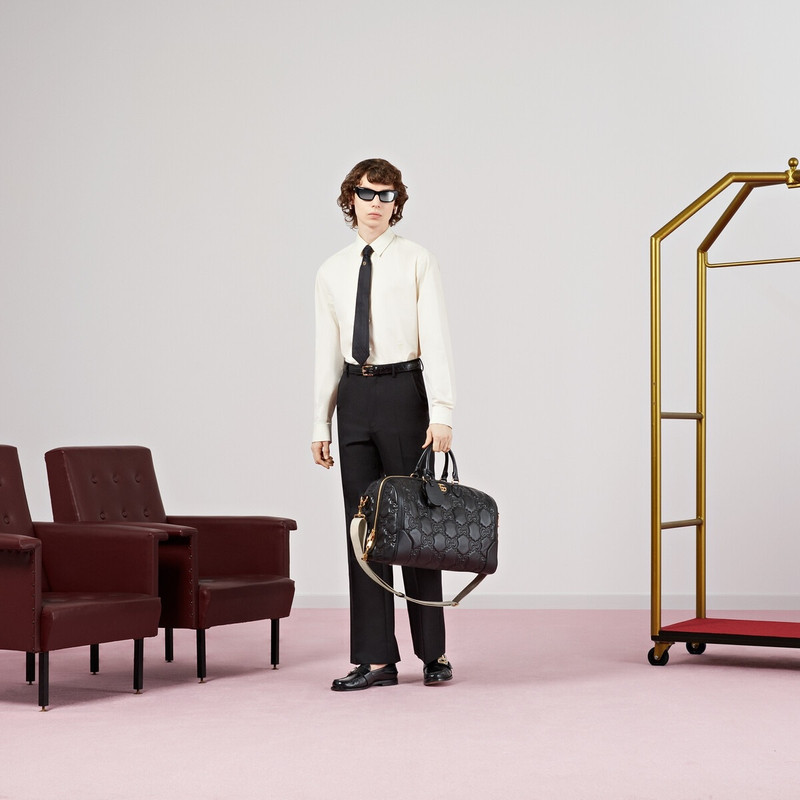 GUCCI GG matelassé duffle bag outlook