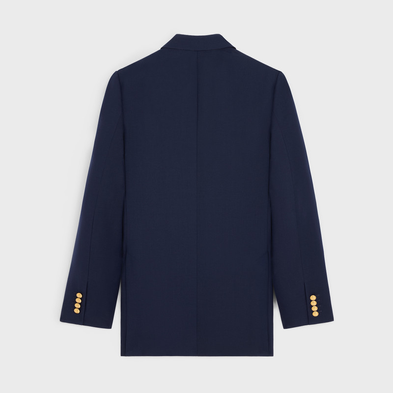 CELINE camden jacket in wool gabardine outlook