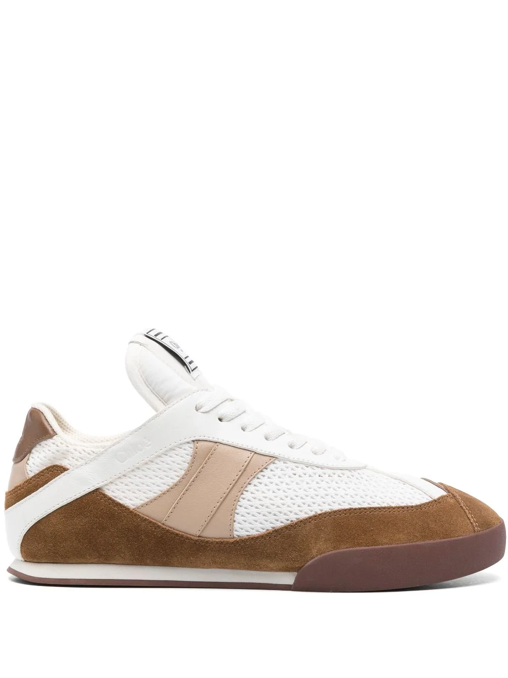 Chloé Women Chloè Kick Suede And Recycled Tissue Sneakers - 1