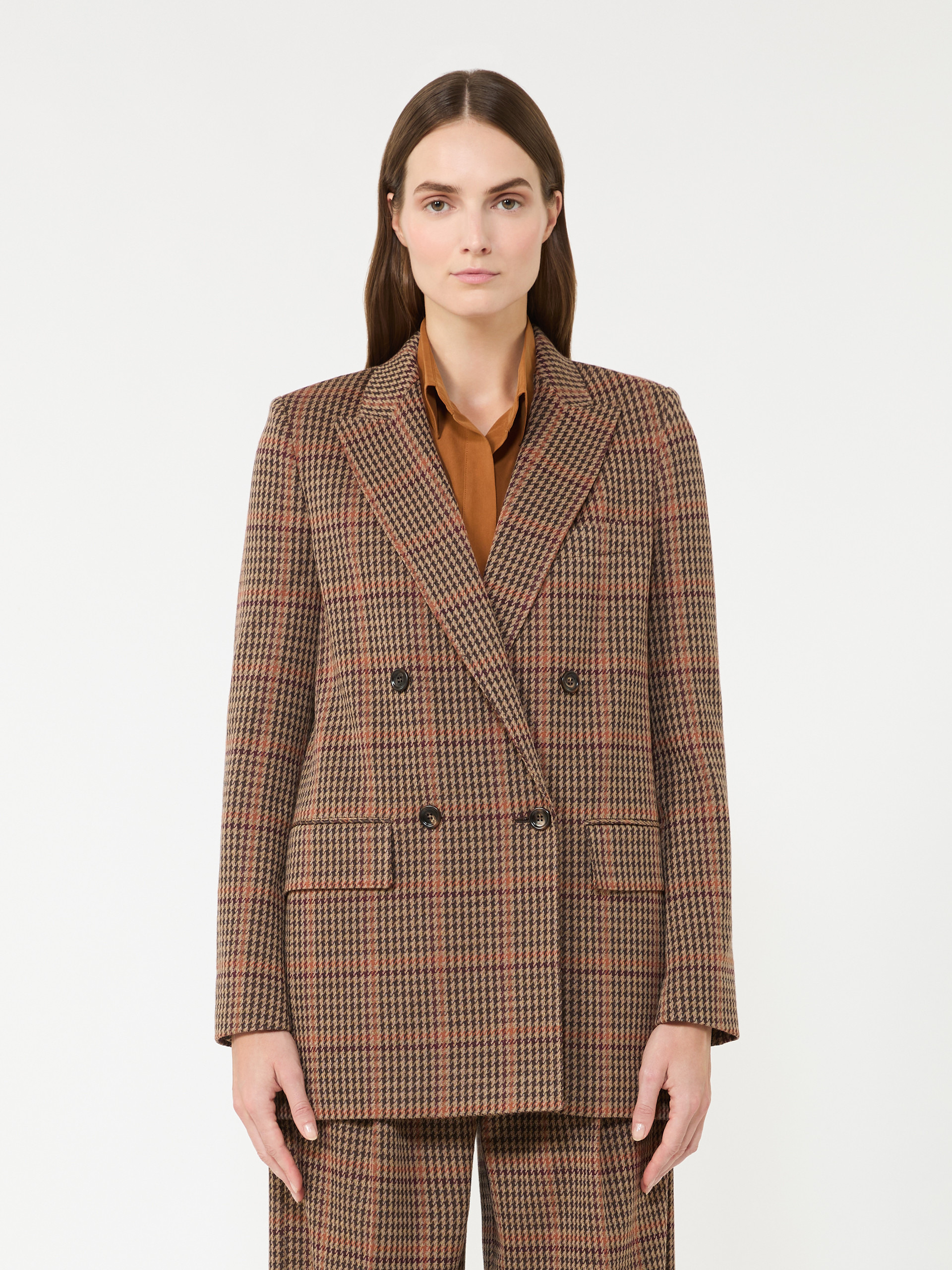 GUELFO Prince of Wales wool and cotton blazer - 3