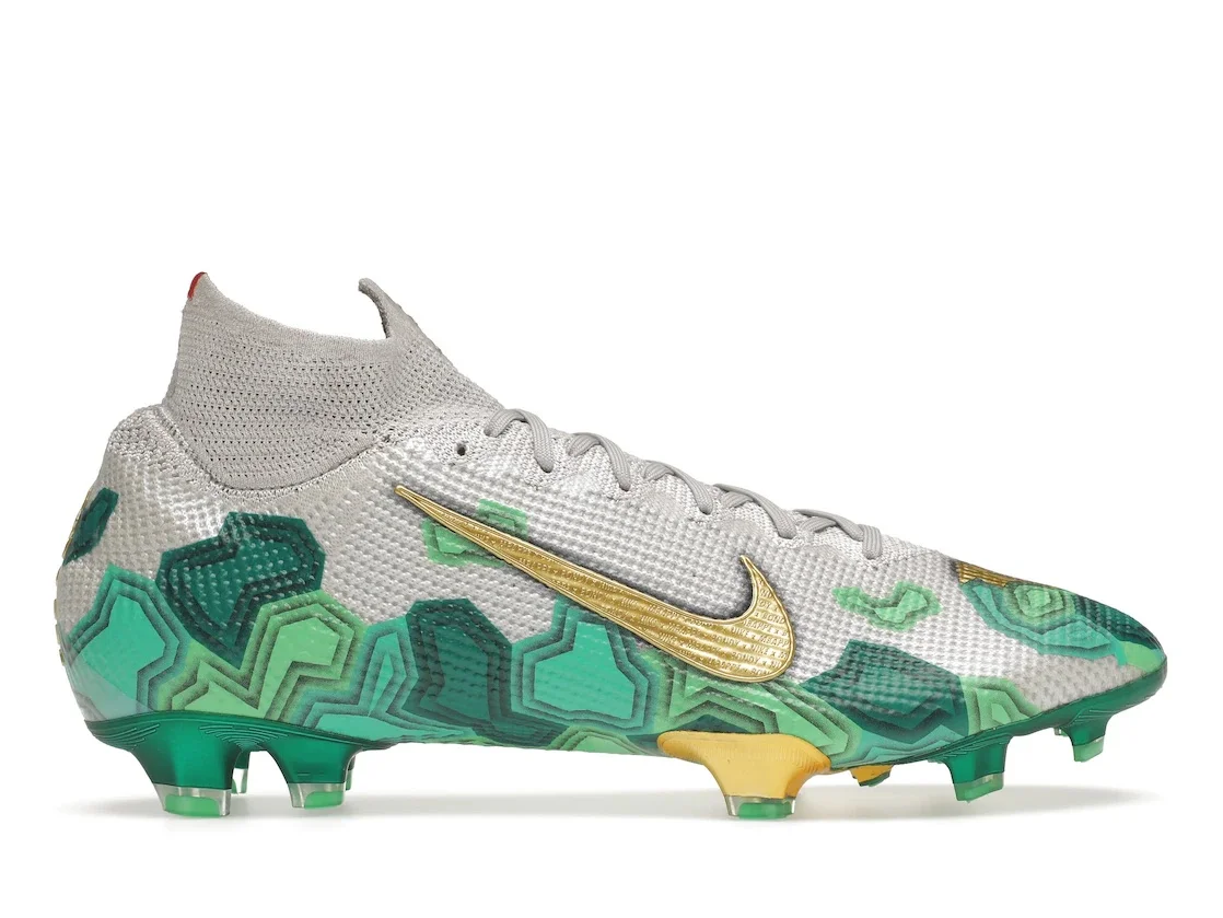 Nike Mercurial Superfly 7 엘리트 SE FG 'Grey 전기 녹색 금'CT1099-093 - 1