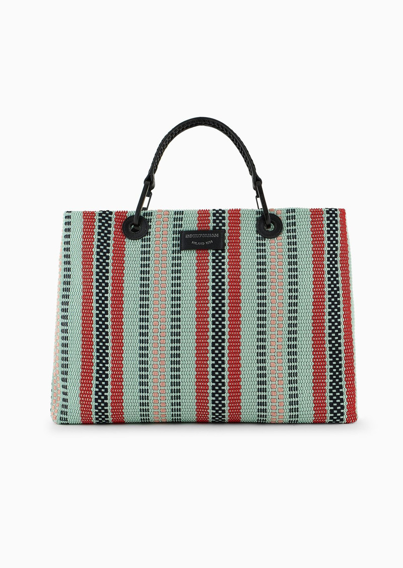 MyEA medium basketweave shopper bag 1