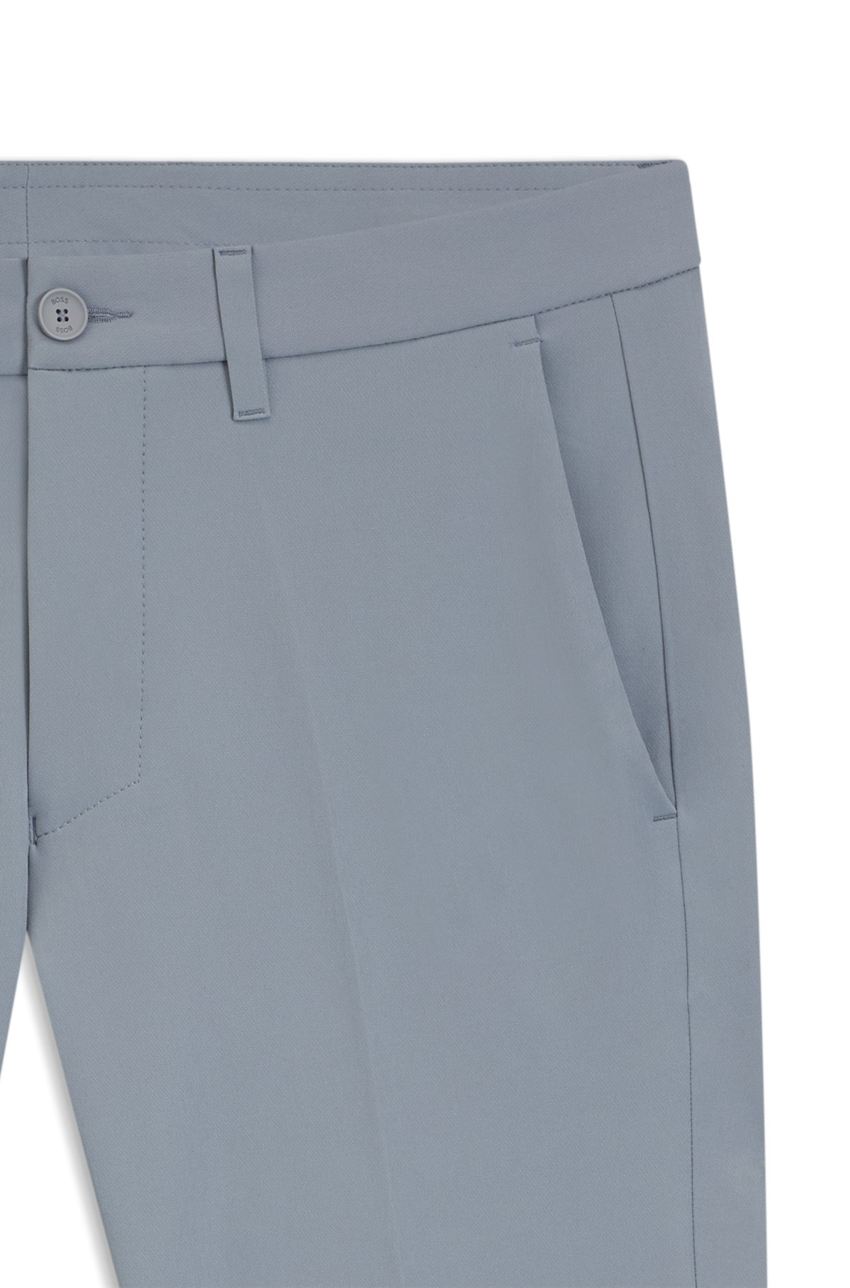 SLIM-FIT PANTS IN WATER-REPELLENT STRETCH FABRIC - 6