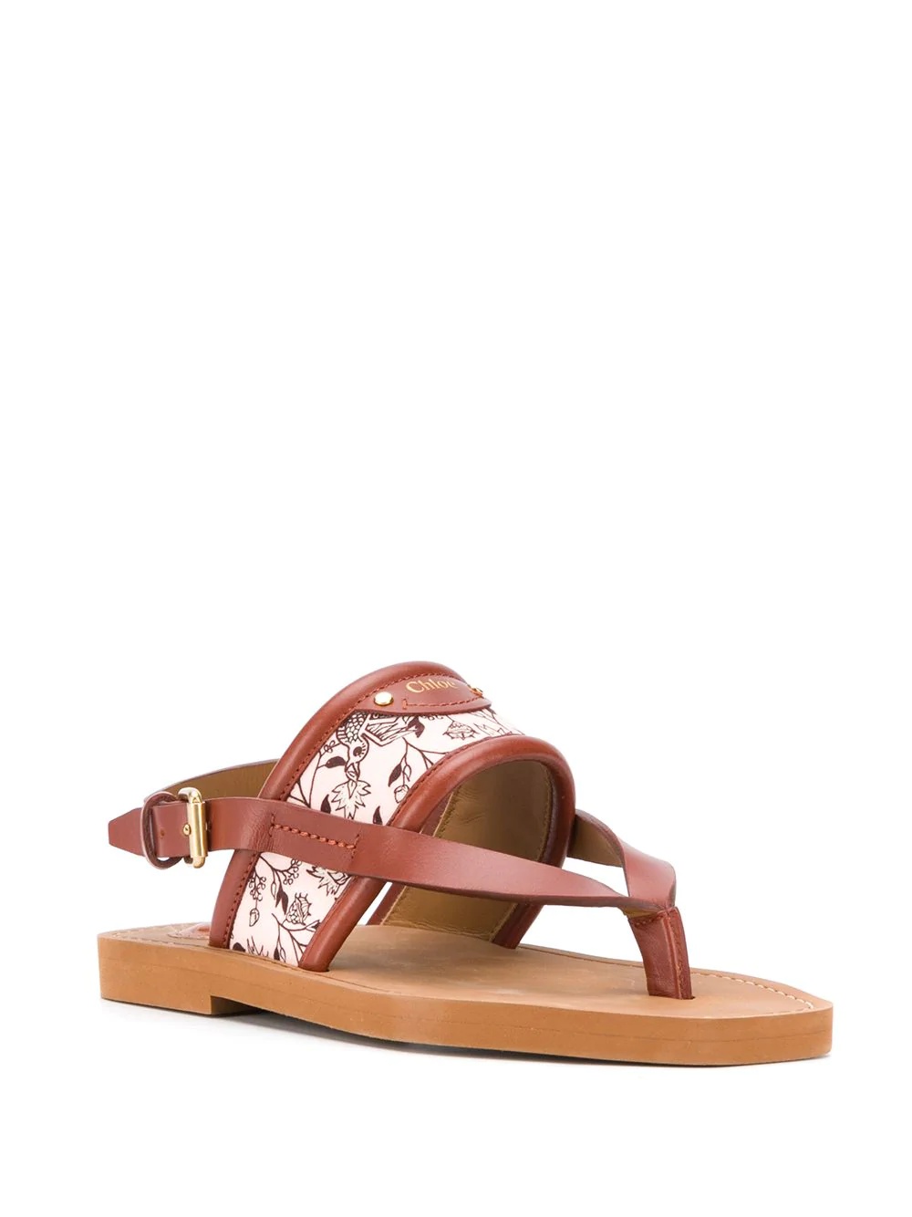 floral-detail sandals - 2