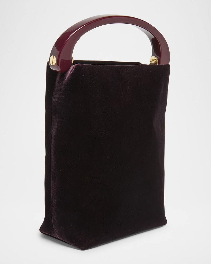 Dries Van Noten Velvety Viscose Mini Crossbody Bag outlook
