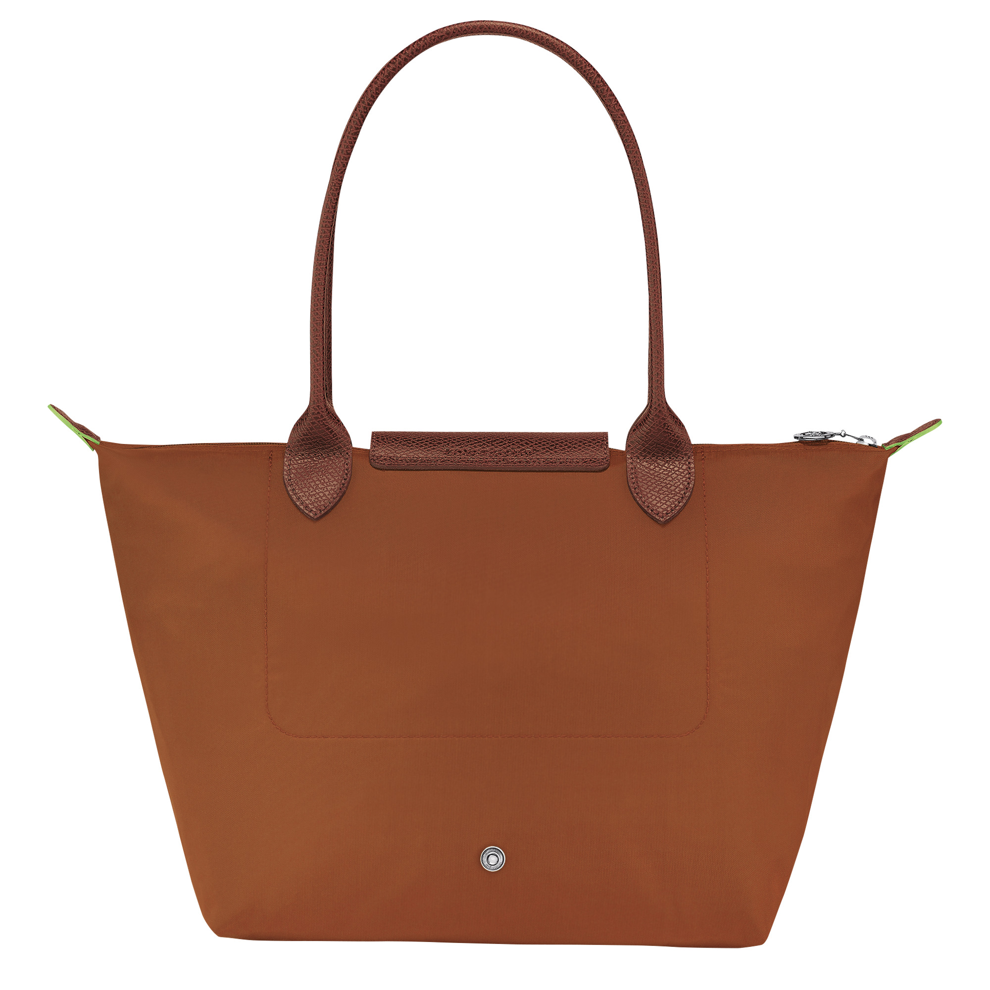 Le Pliage Green M Tote bag Cognac - Recycled canvas - 4