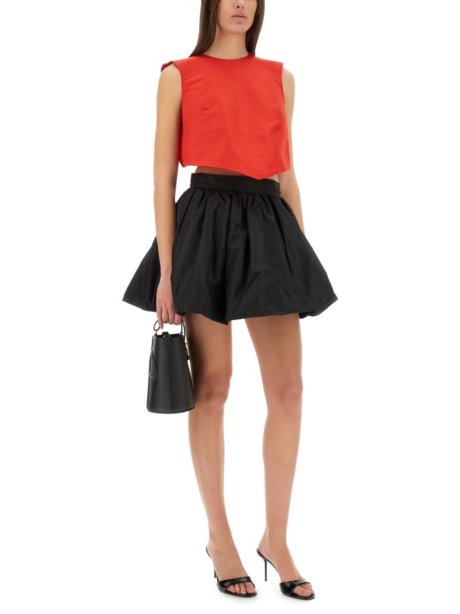 Tシャツ・カットソー PATOU KNOTTED TOP IN RECYCLED OTTOMAN PATOU KNOTTED TOP IN RECYCLED OTTOMAN | eleonorabonucci