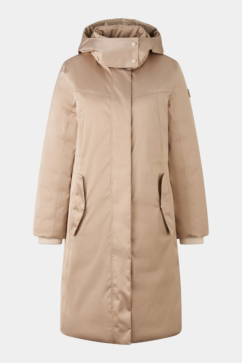 Lynn down coat in Beige 1