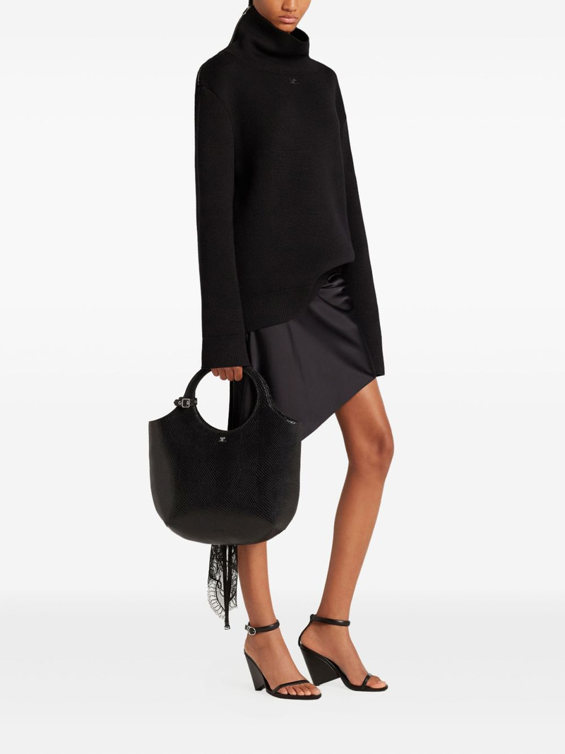 courrèges medium Holy leather tote bag outlook