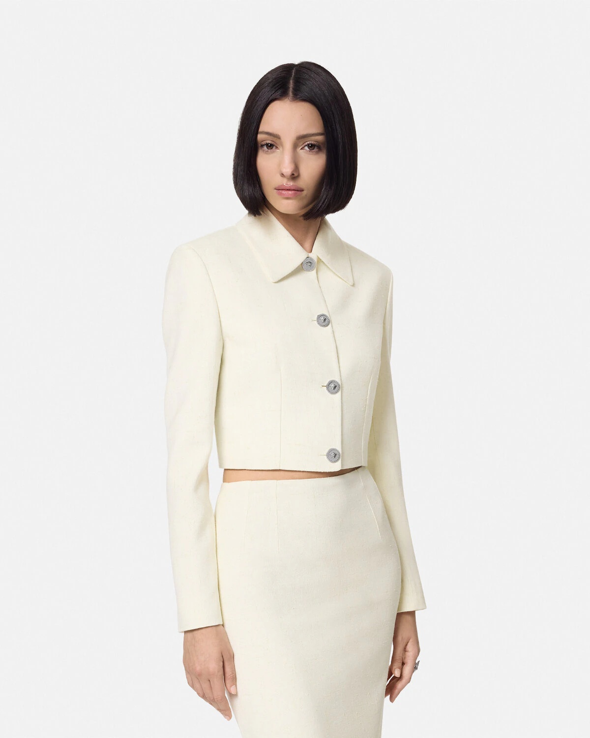 Malfilé Silk-Blend Crop Jacket - 4