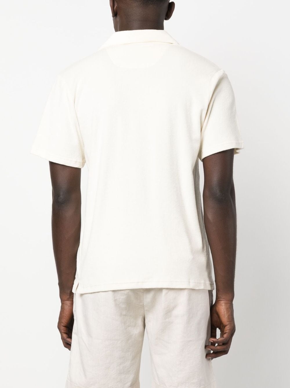 terry-cloth short-sleeve polo shirt - 4
