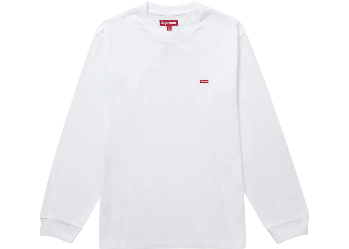 Supreme Small Box L/S Tee (FW24) White - 1