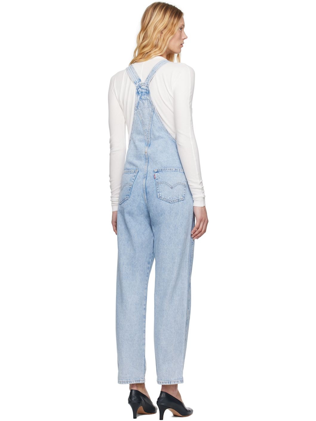Blue Vintage Overalls - 3