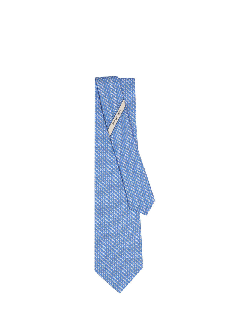FERRAGAMO Ice Cream Print Silk Tie outlook
