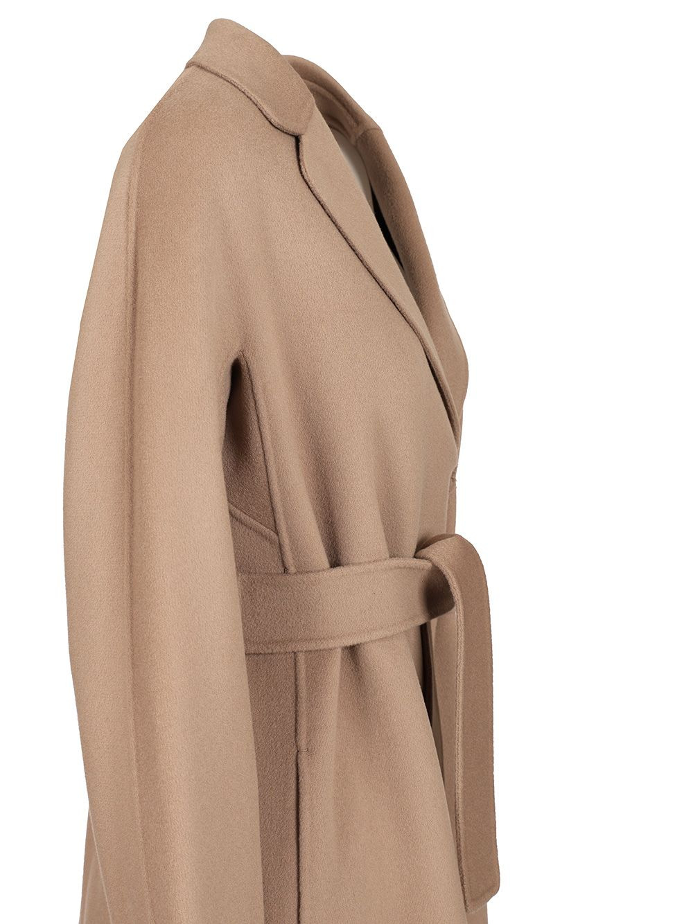 Wool Drap Midi Coat Coats Grey - 3