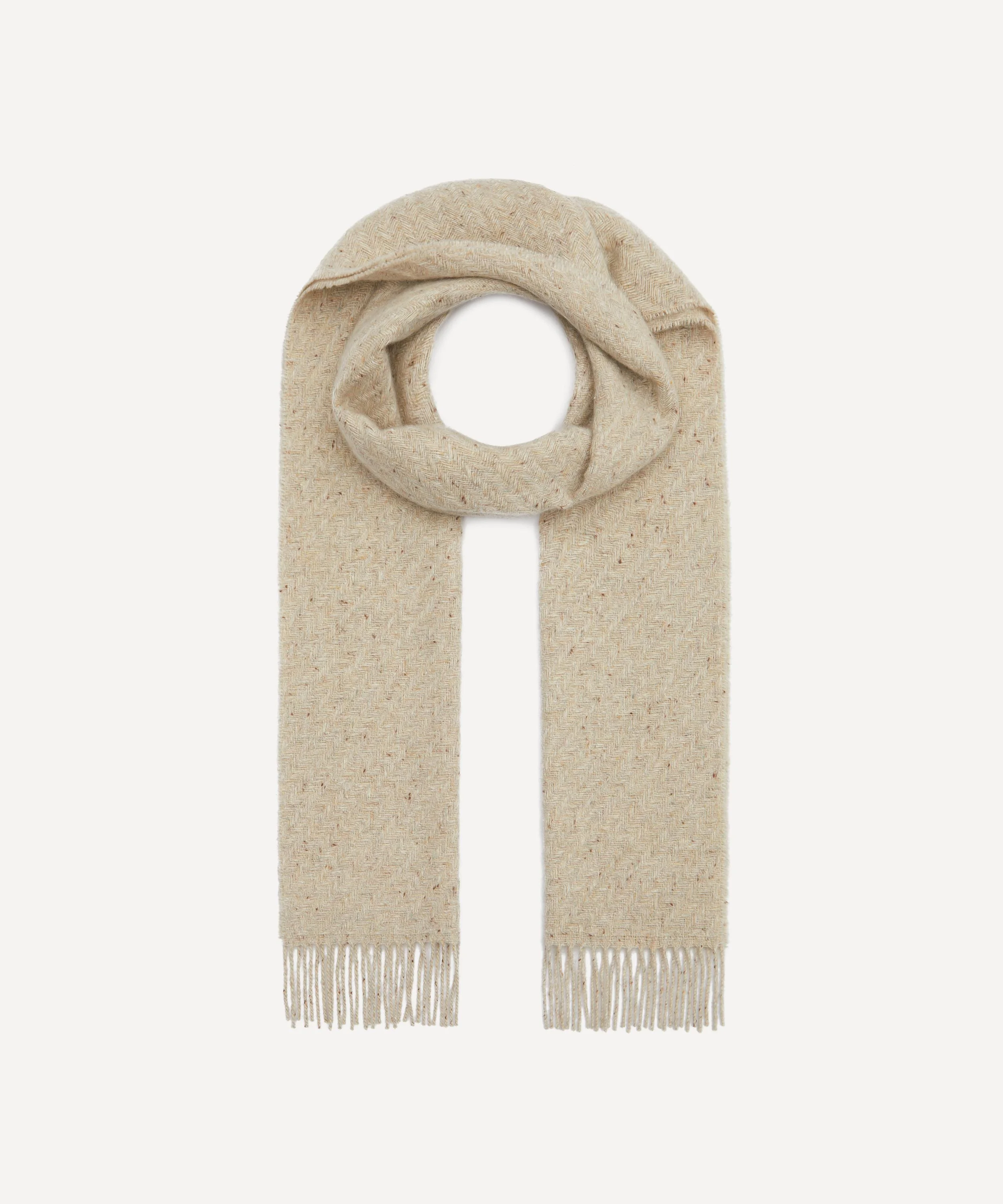 Lofty Twill Cashmere Scarf - 1