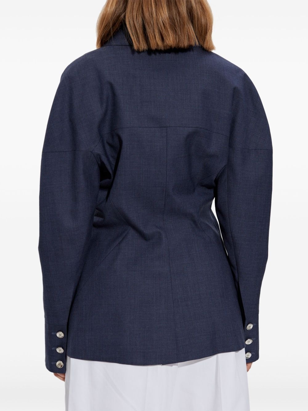 slim-cut blazer - 3