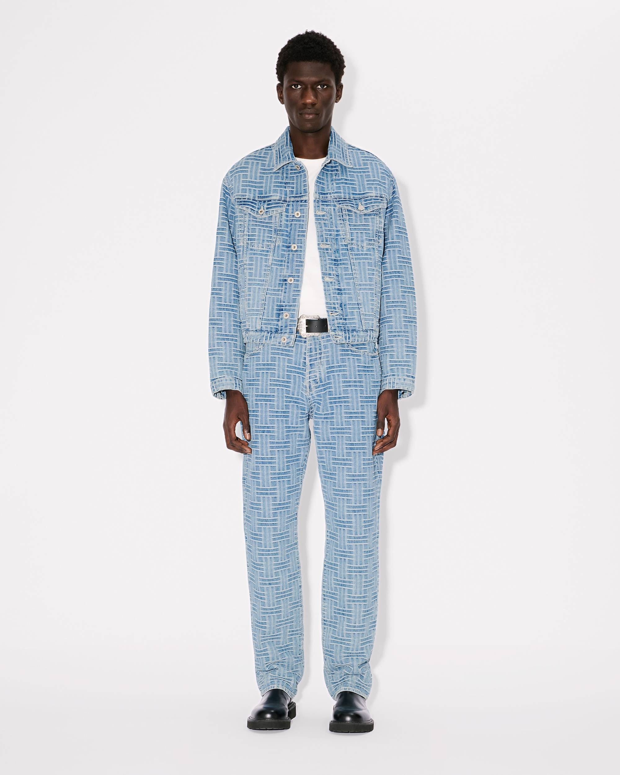 'KENZO Weave' BOTAN loose jeans in japanese denim - 8