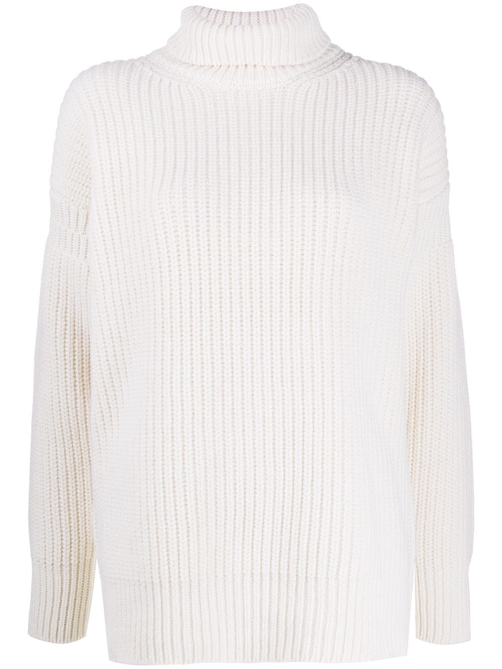 chunky knit roll neck jumper - 1