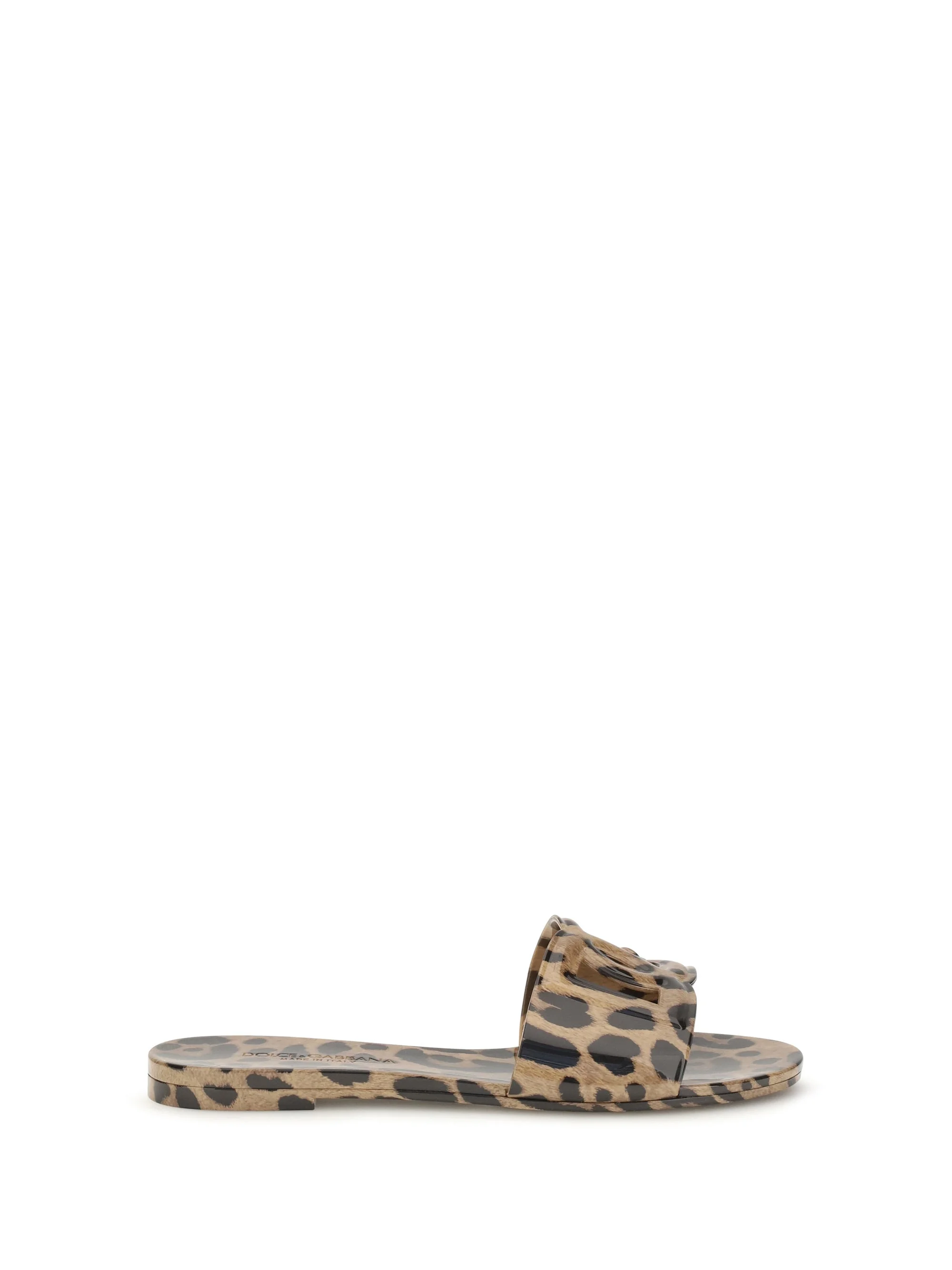 Dolce & Gabbana Rubber Leopard Print Sandals Women - 1