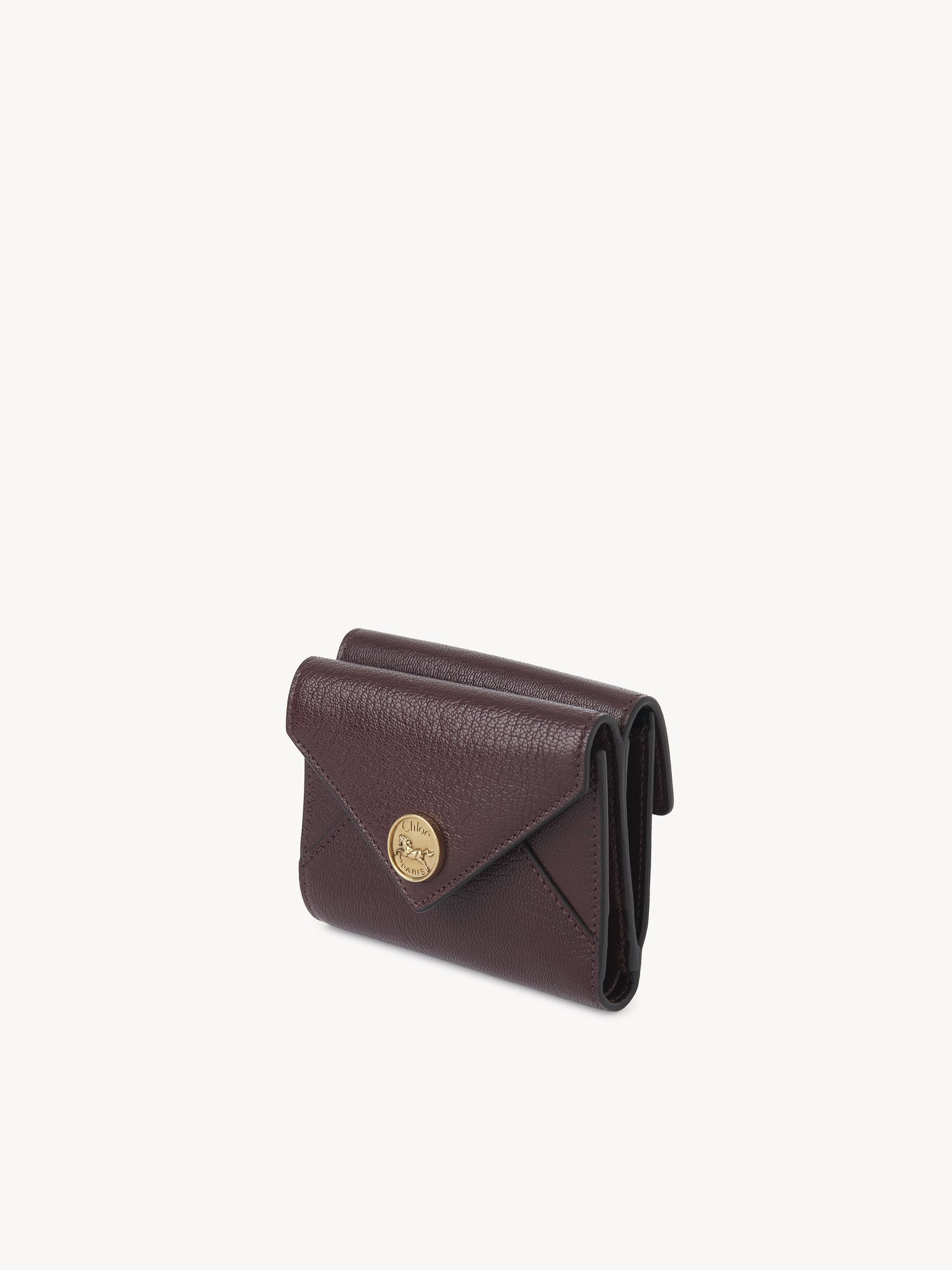 SMALL ENVELOPE TRI-FOLD IN GRAINED LEATHER - 2