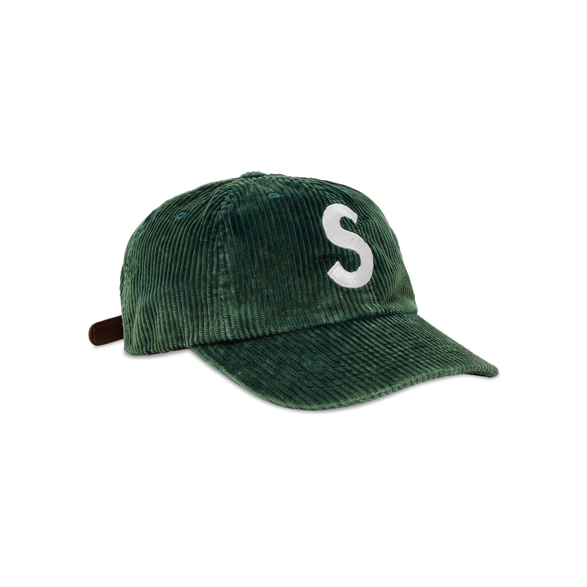 Supreme Corduroy S Logo 6-Panel 'Green' - 2