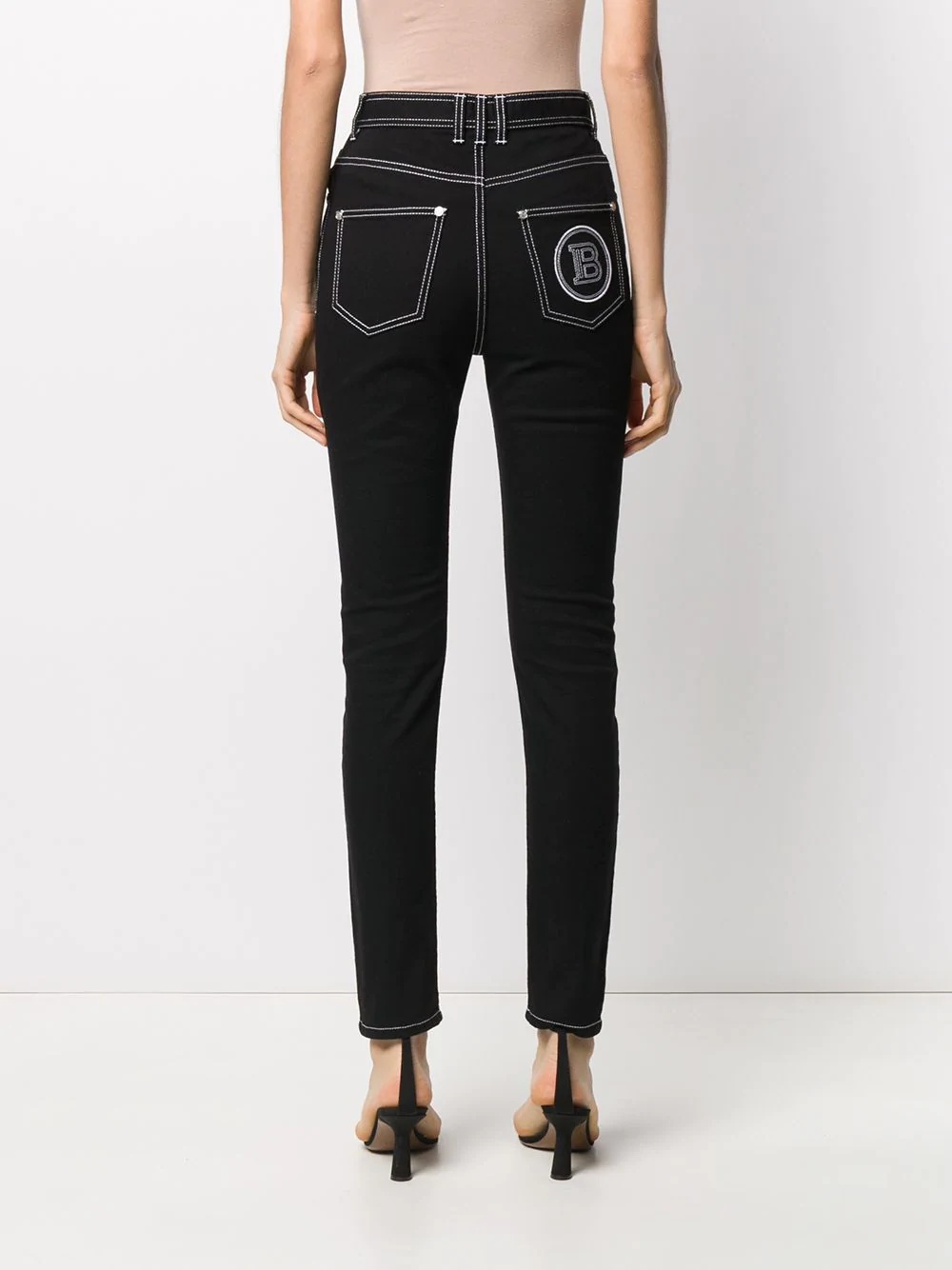 high-waisted skinny jeans - 4